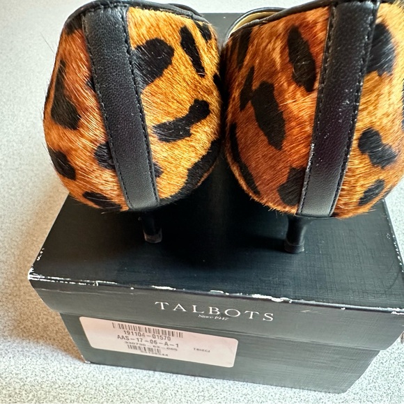 Pre Owned Kitten Heel Leopard Print Pump size 8.5m - Picture 4 of 4